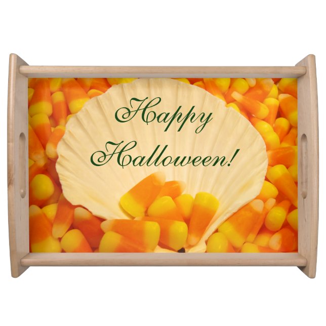 Happy Halloween! serving trays Candy Corn Party (Front)