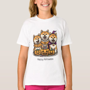 Happy Halloween Shiba Inu Dogs T-Shirt