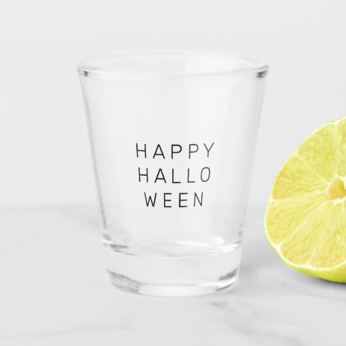 Happy Halloween Shot Glass