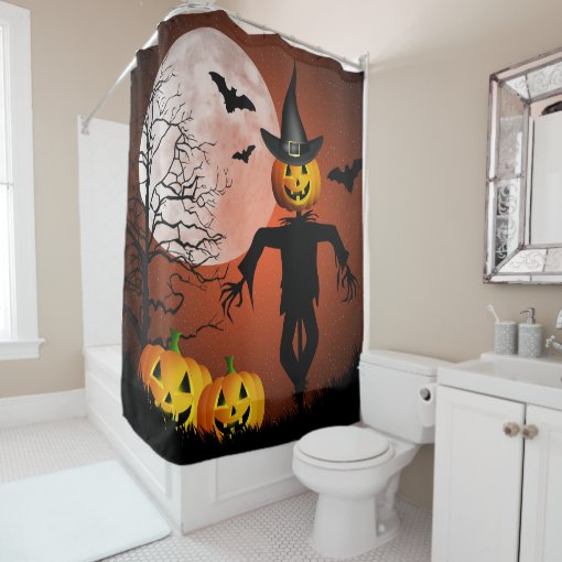 Happy Halloween Shower Curtain | Zazzle