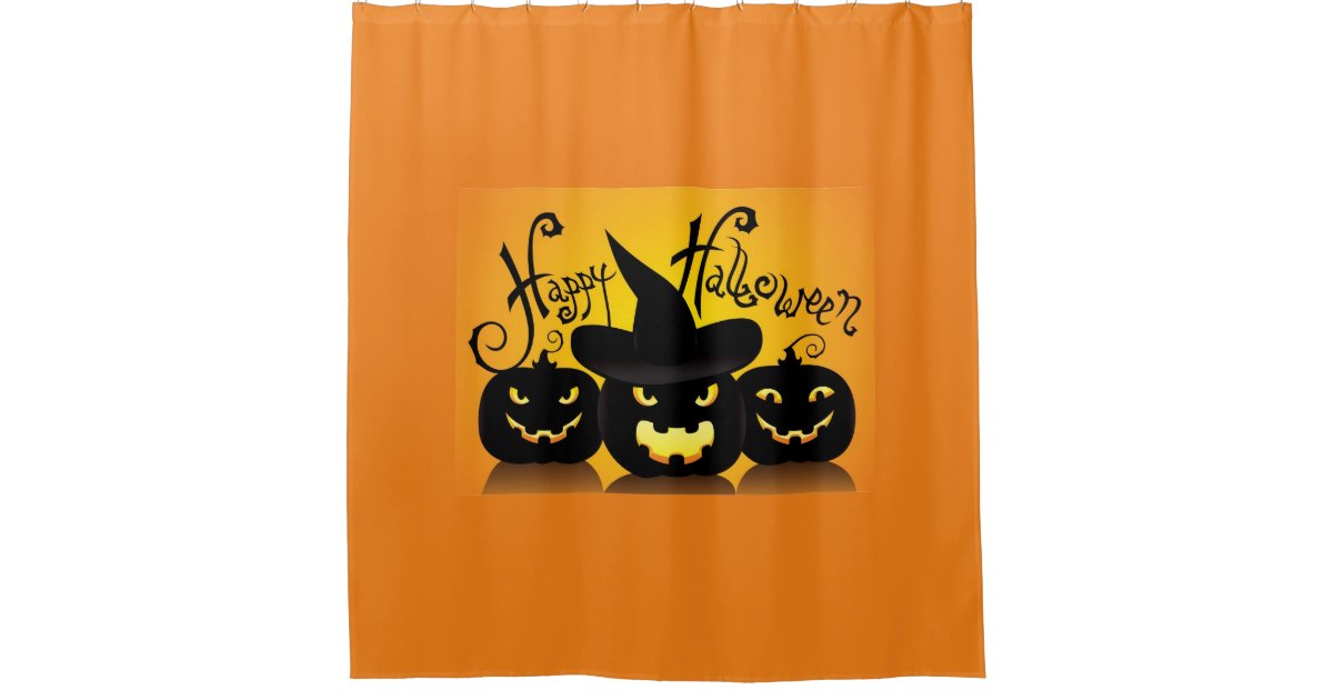 Happy Halloween Shower Curtain Zazzle