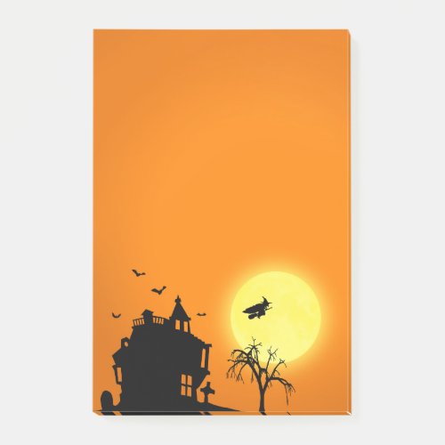 Happy Halloween Silhouette Landscape Post_it Notes