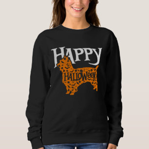 Happy Halloween Silky Terrier Sweatshirt