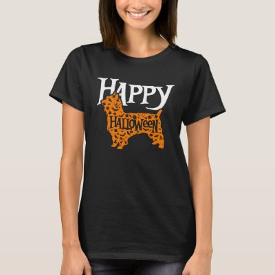 Happy Halloween Silky Terrier T-Shirt