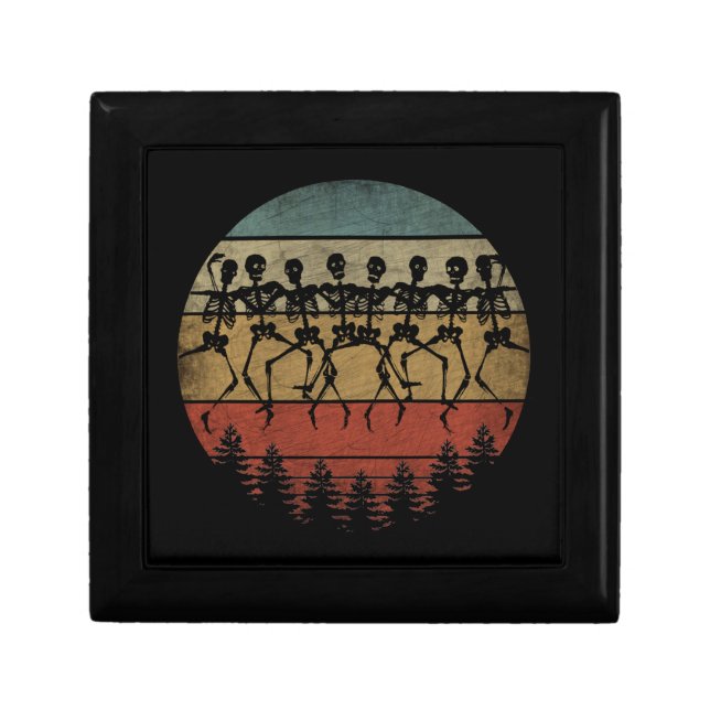 HAPPY HALLOWEEN SKELETON DANCE GIFT BOX (Front)