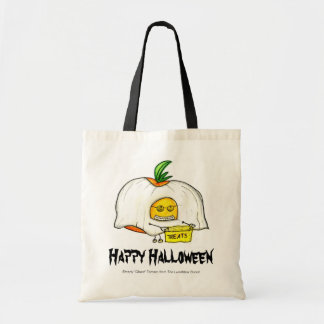 Happy Halloween, Smarty Ghost Tomato Tote Bag