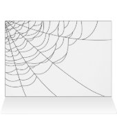 Happy Halloween Spider On Web Cards (Inside Horizontal (Top))