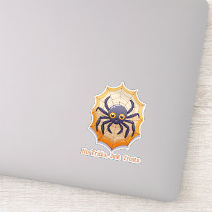 Happy Halloween Spider Sticker