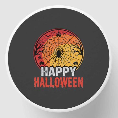 Happy Halloween Spider Web Vector Design Mini Candle Favors