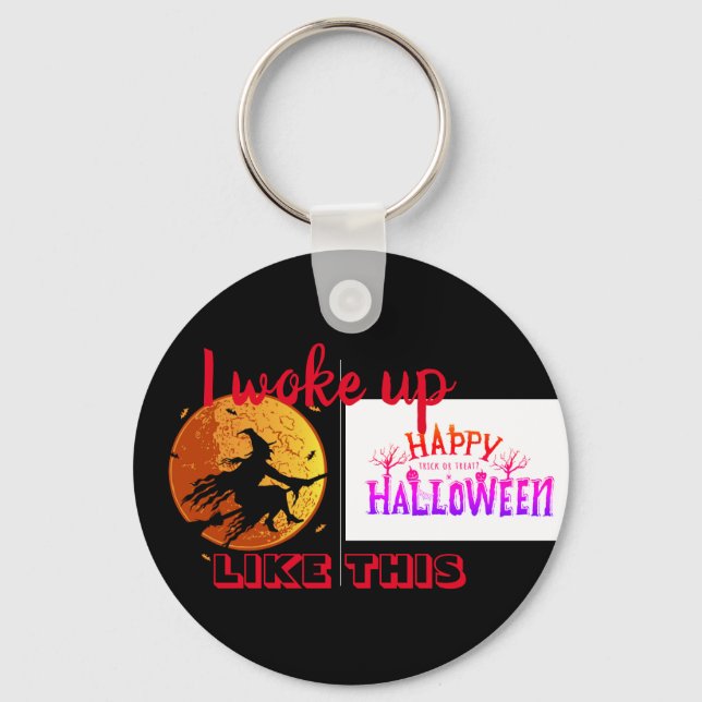 "Happy Halloween" Spoiled Keychain (Front)