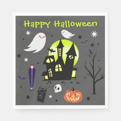 Happy Halloween Spooktacular Napkins