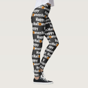 Happy Halloween spooktacular pumpkin Jack-lantern  Leggings