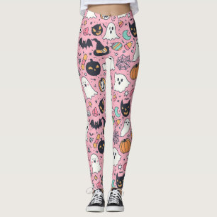 Happy Halloween Spooky Cute & Festive Halloween Leggings