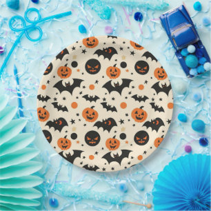 Happy Halloween Spooky Cute & Festive Halloween  Paper Plates