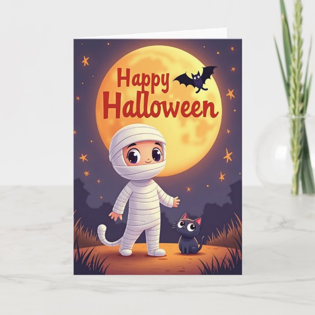 Happy Halloween Spooky Fun Card (Front)