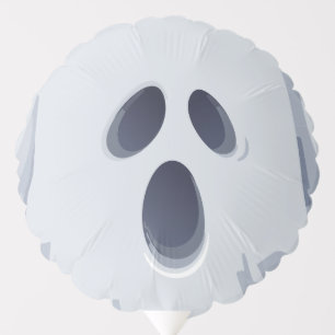 Happy Halloween Spooky Ghost Face Balloon
