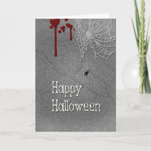 Happy Halloween Spooky Gravestone Card