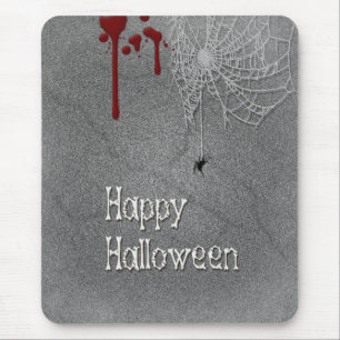 Happy Halloween Spooky Gravestone Mouse Pad