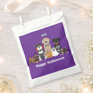Happy Halloween Spooky Pet Costumes Favor Bag
