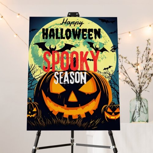 Happy Halloween Spooky Season Creepy Poster 