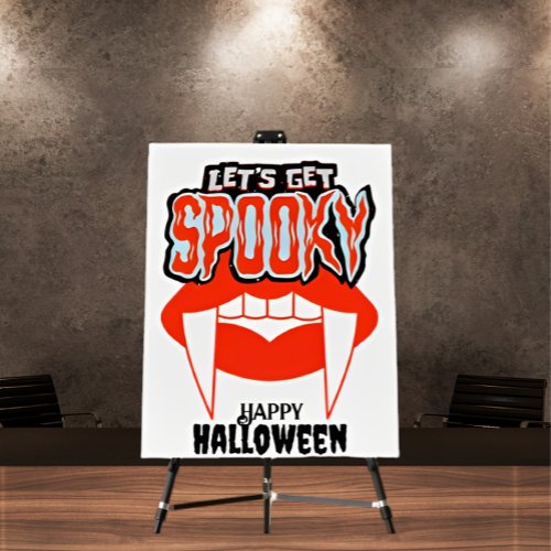 Happy Halloween Spooky Season Creepy Poster 