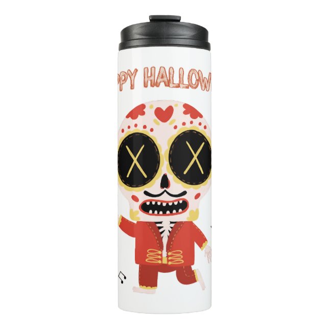 Happy Halloween! Spooky Season Halloween Thermal Tumbler (Front)