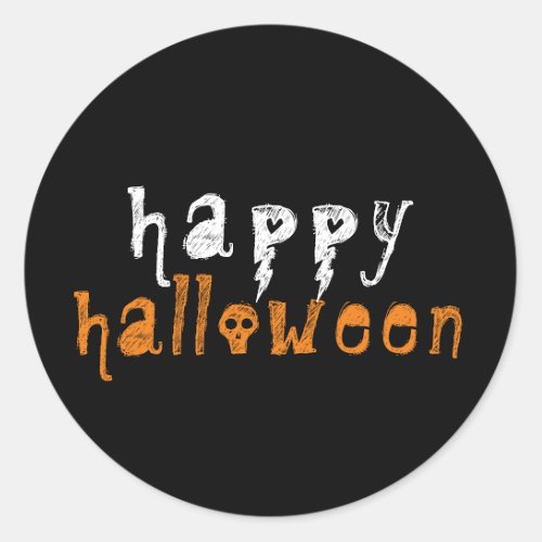Happy Halloween Spooky Sticker