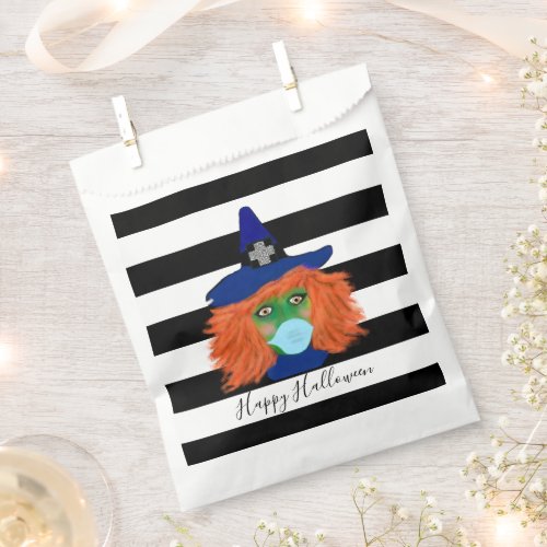 Happy Halloween Spooky Witch Theme Party Favor Bag