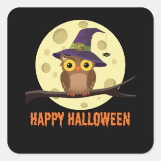 Happy Halloween Square Sticker