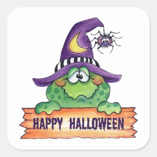 Happy Halloween Square Sticker