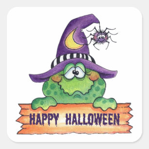 Happy Halloween Square Sticker