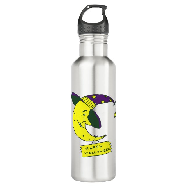 Happy Halloween  Stainless Steel Water Bottle (Front)