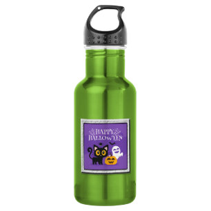 HAPPY HALLOWEEN STAINLESS STEEL WATER BOTTLE