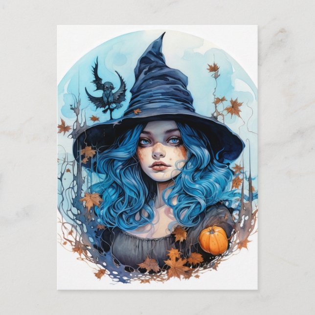 Happy Halloween | Stay Witchy Postcard (Front)
