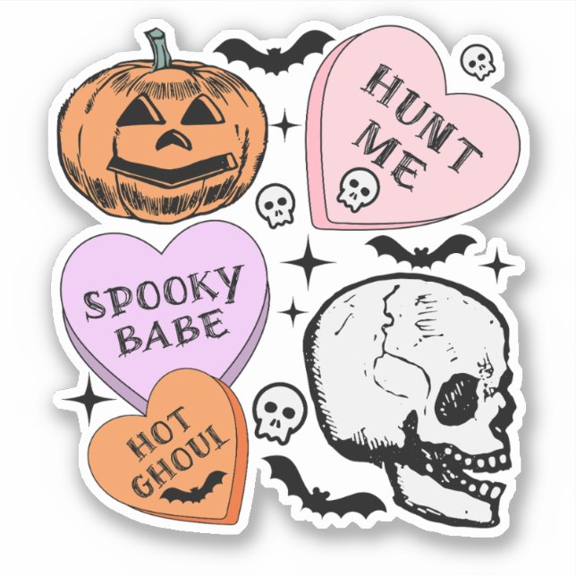 Happy Halloween Sticker (Front)