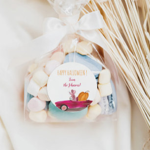 Happy Halloween Sticker for Candy & Cookie Bags 