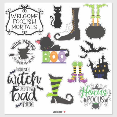 Happy Halloween Sticker Set