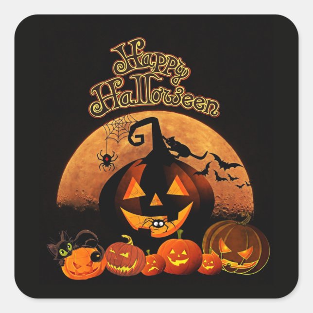 Happy Halloween Stickers (Front)