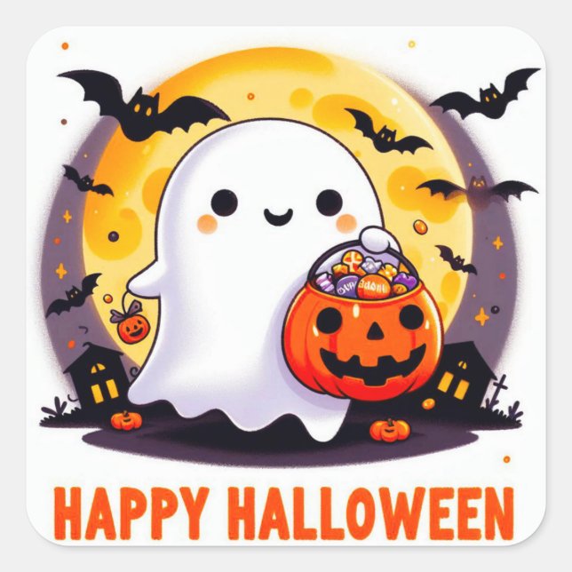Happy Halloween Stickers  (Front)