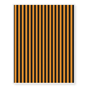 Happy Halloween Stripes Temporary Tattoos
