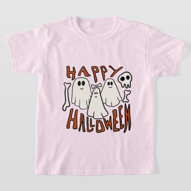 Happy Halloween T-Shirt (Laydown)