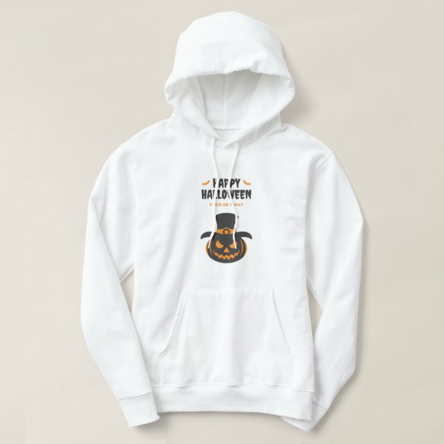 Happy Halloween T-Shirt Hoodie (Design Front)