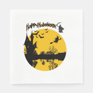 happy halloween t-shirt napkins