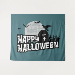 Happy Halloween Tapestry