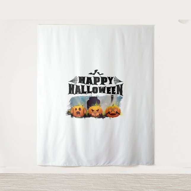 Happy Halloween                                    Tapestry (Front)