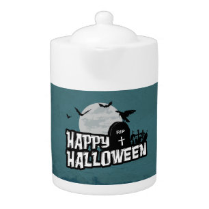 Happy Halloween Teapot