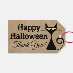 Happy Halloween Thank You Gift Tag