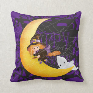 Happy Halloween Throw Pillow