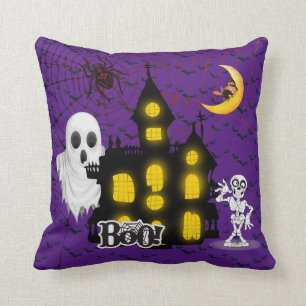 Happy Halloween Throw Pillow