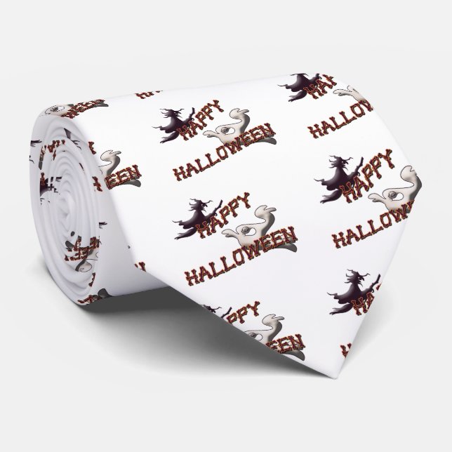 Happy Halloween Tie (Rolled)